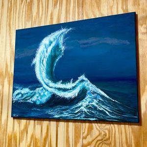 Wall art The picture is called "Storm" by Hana